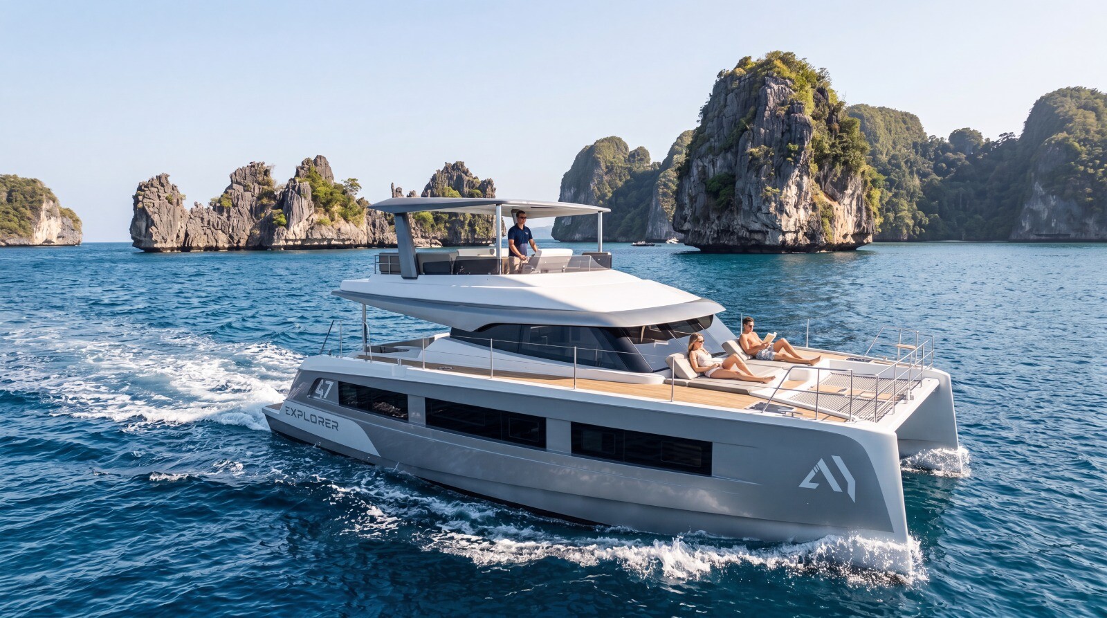 Aventura 47 EXPLORER front Dirk Agter