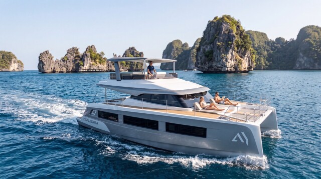 Aventura 47 EXPLORER front Dirk Agter